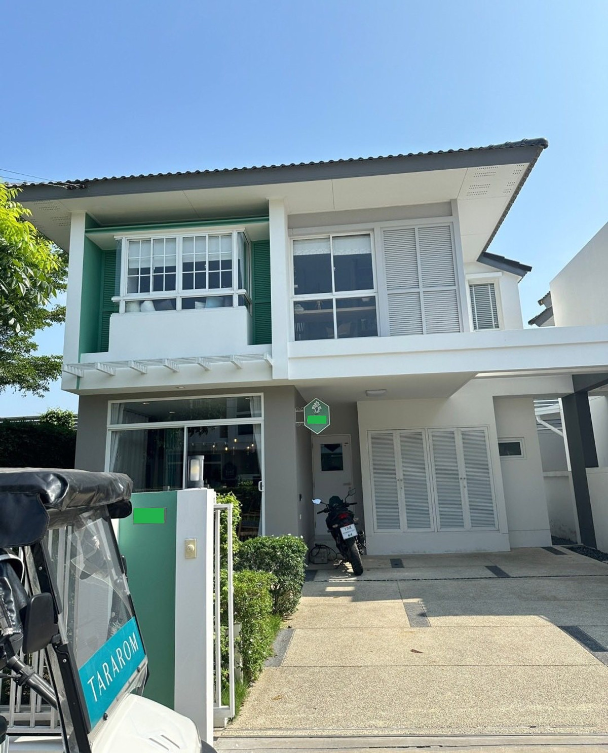 For RentSamut Prakan,Samrong : For rent, 42.8 sq m, 3 bedrooms, 3 bathrooms, 2-story detached house, Trendy Thara Bangna.