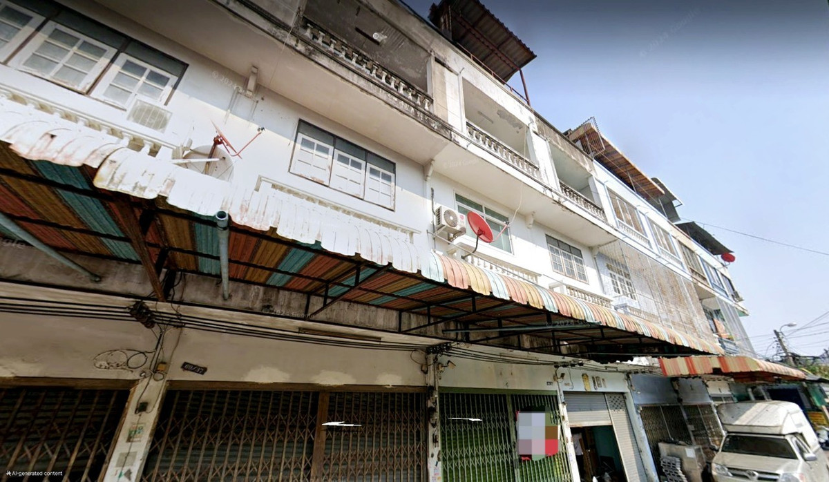 ขายอาคารพาณิชย์ท่าพระ ตลาดพลู วุฒากาศ : 87985 - ขาย อาคารพาณิชย์ 3 ชั้น 20 ตร.ว. ซอย วุฒากาศ 53 แยก 3