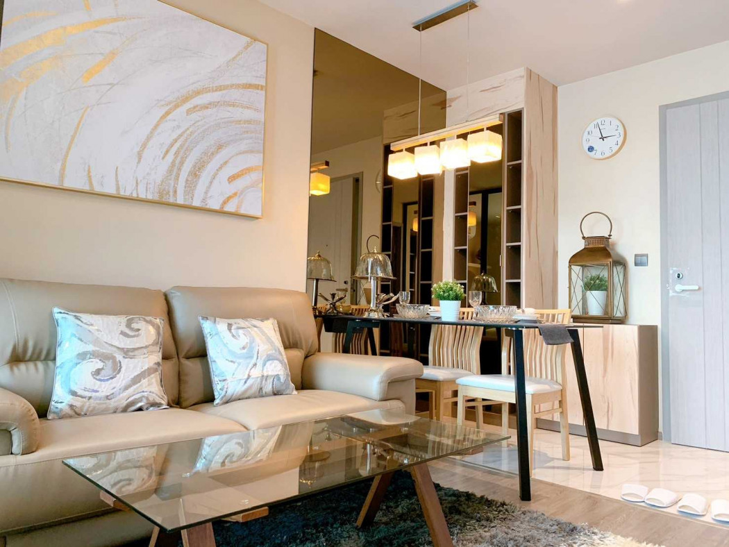 For RentCondoSukhumvit, Asoke, Thonglor : Condo for rent, 12th floor, Building A, Rhythm Ekkamai, 35 sq m, near BTS Ekkamai