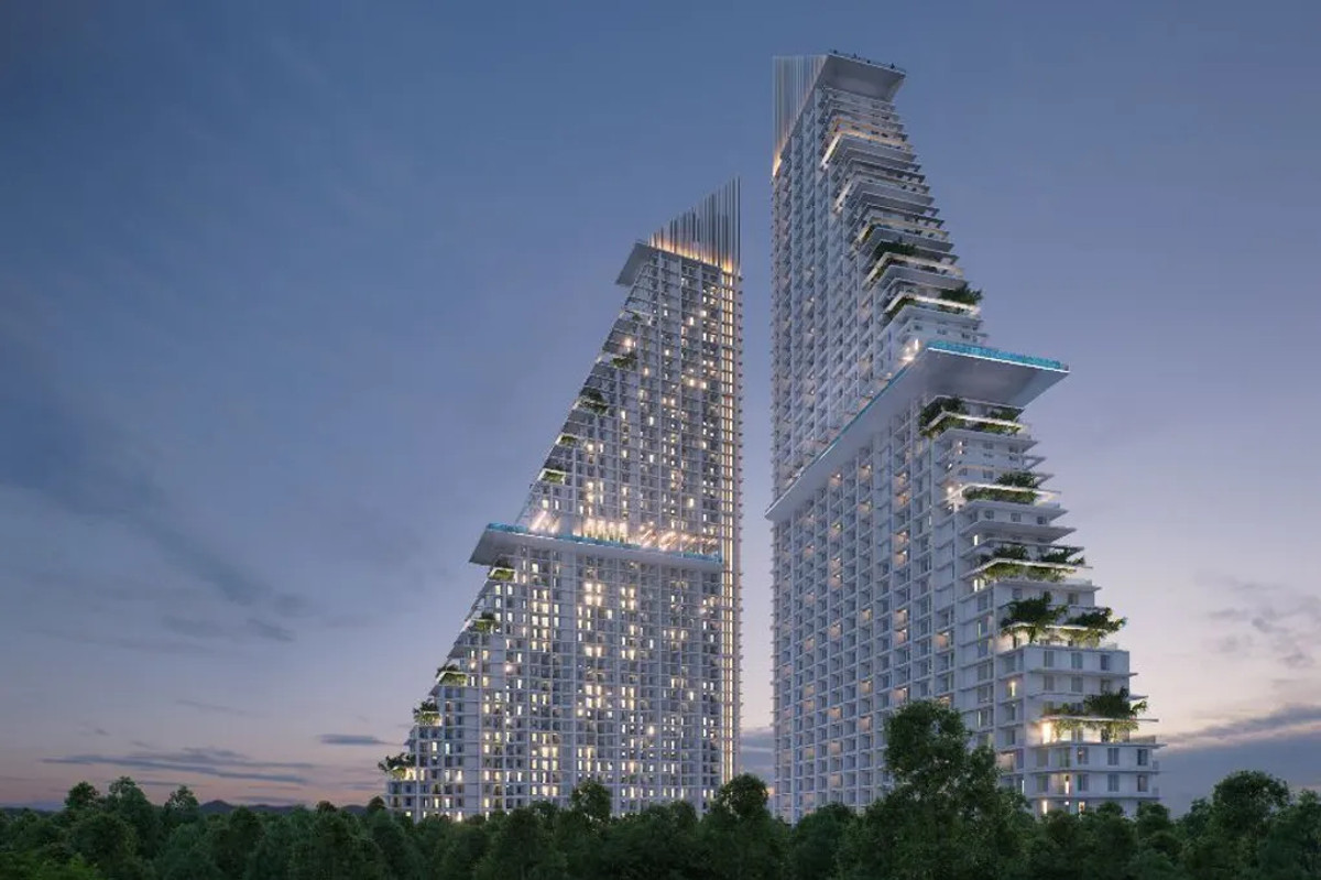Sale DownCondoPattaya, Bangsaen, Chonburi : Down Payment Resale – Marina Golden Bay Victoria Experience elevated living at this luxury condominium by Global Top Group, featuring an iconic sail-shaped design, just minutes from Jomtien Beach and Pattaya’s most popular attractions.