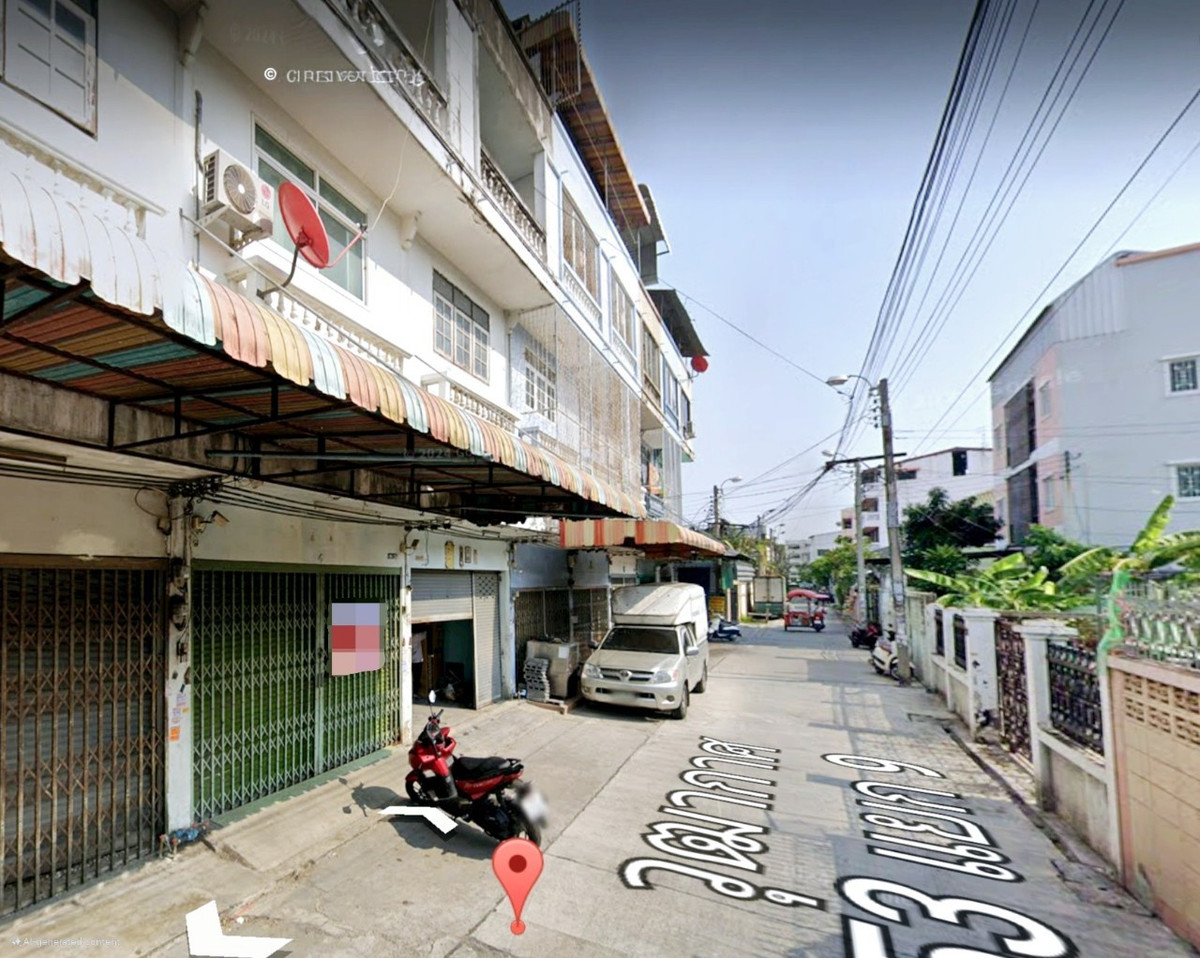 ขายอาคารพาณิชย์ท่าพระ ตลาดพลู วุฒากาศ : 87985 - ขาย อาคารพาณิชย์ 3 ชั้น 20 ตร.ว. ซอย วุฒากาศ 53 แยก 3