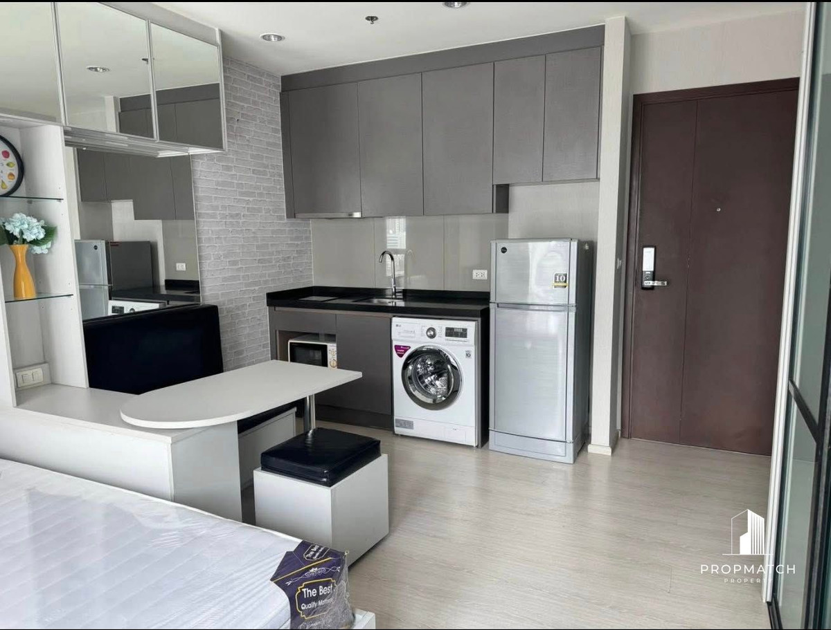 For RentCondoRama9, Petchburi, RCA : ✨Flash Deal ✨RHYTHM Asoke( Studio Bed 1Bath 22.5SQM.) Fully furnished, ready to move in !! Only 14,000 baht per month Tel.0981315848 @propmatch