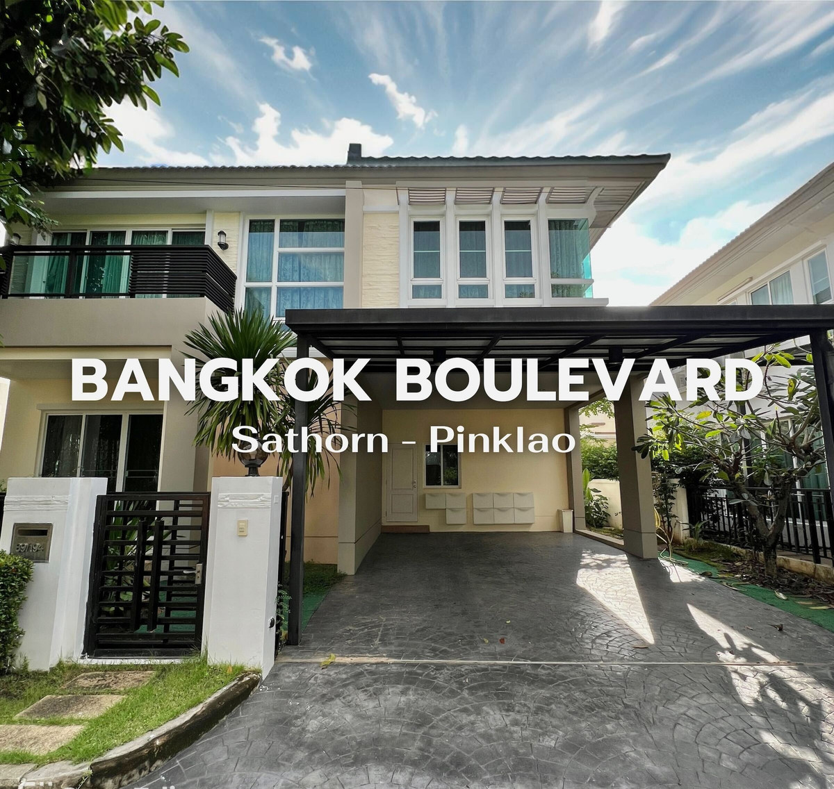 For RentHouseRama5, Ratchapruek, Bangkruai : For rent: Luxury Family Living | Luxury house with wide area. With complete amenities I Bangkok Boulevard Sathorn-Pinklao · 3 bedrooms, 3 bathrooms Line: @steadfastre