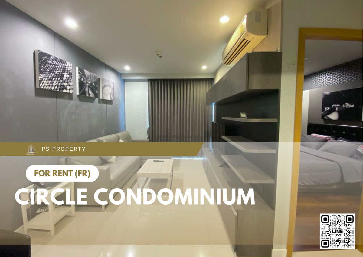 For RentCondoRama9, Petchburi, RCA : For rent 📍 Circle Condominium 📍 Fully furnished and equipped with appliances