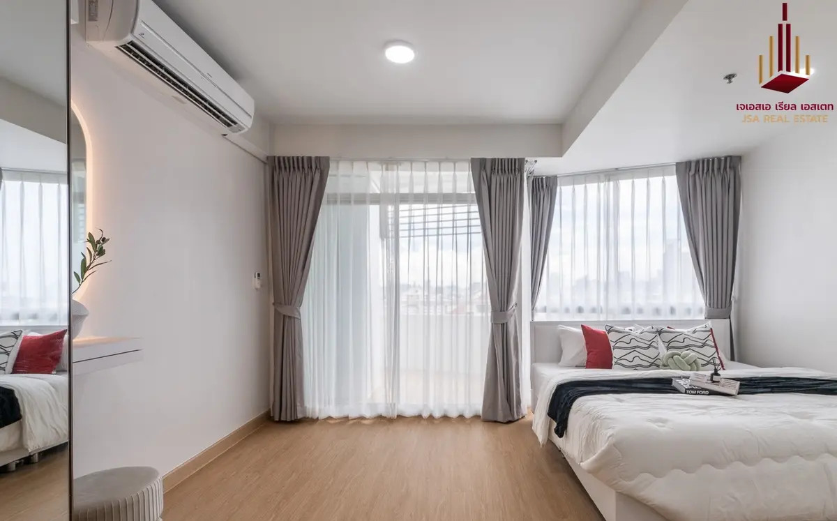 For SaleCondoLadprao, Central Ladprao : Beautiful room, ready to move in, connected to Mrt/Bts ✨The Zest Lat Phrao