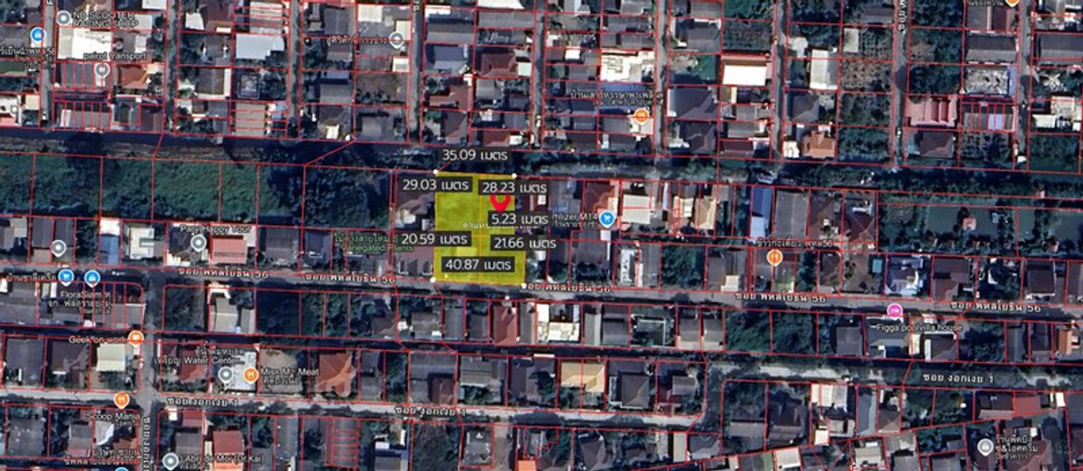 ขายที่ดินนวมินทร์ รามอินทรา : 92159 - ขายที่ดิน 451.3 ตร.วา ซอยพหลโยธิน 56 ถนนพหลโยธิน เขตบางเขน กรุงเทพมหานคร