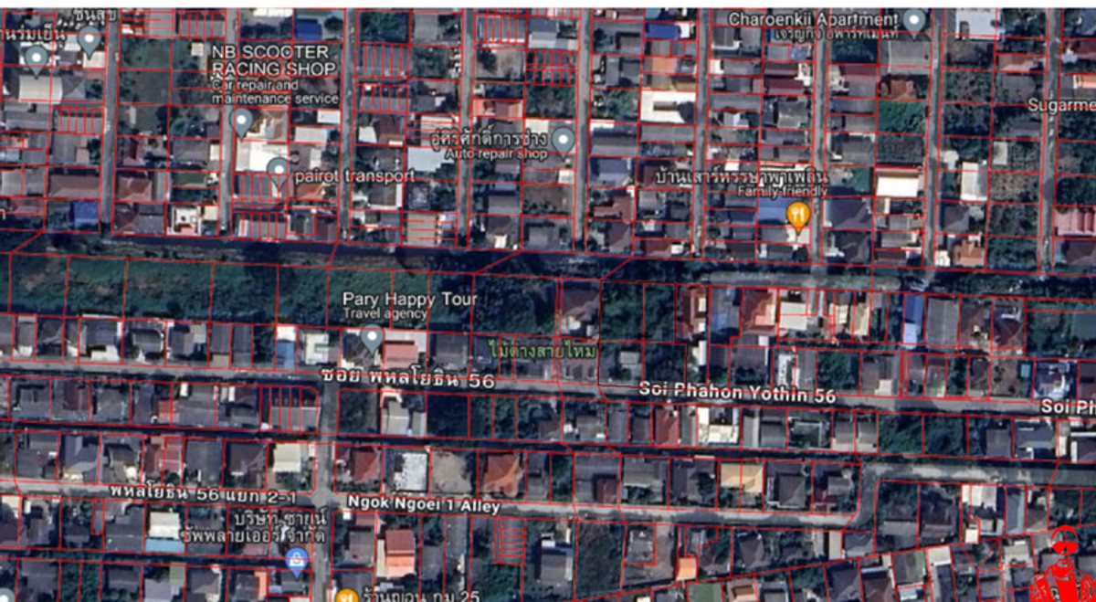 ขายที่ดินนวมินทร์ รามอินทรา : 92159 - ขายที่ดิน 451.3 ตร.วา ซอยพหลโยธิน 56 ถนนพหลโยธิน เขตบางเขน กรุงเทพมหานคร