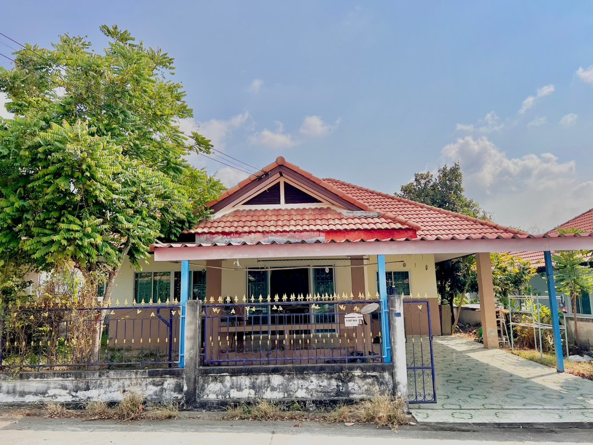 For SaleHouseRayong : 88453 - Single-storey detached house for sale, Ramnut Village 14, Ban Chang, Rayong, area 73.5 sq m., usable area 200 sq m., 2 bedrooms, 2 bathrooms. SALE - House Mu Ban Ramnut 14 Bangchang Rayong.