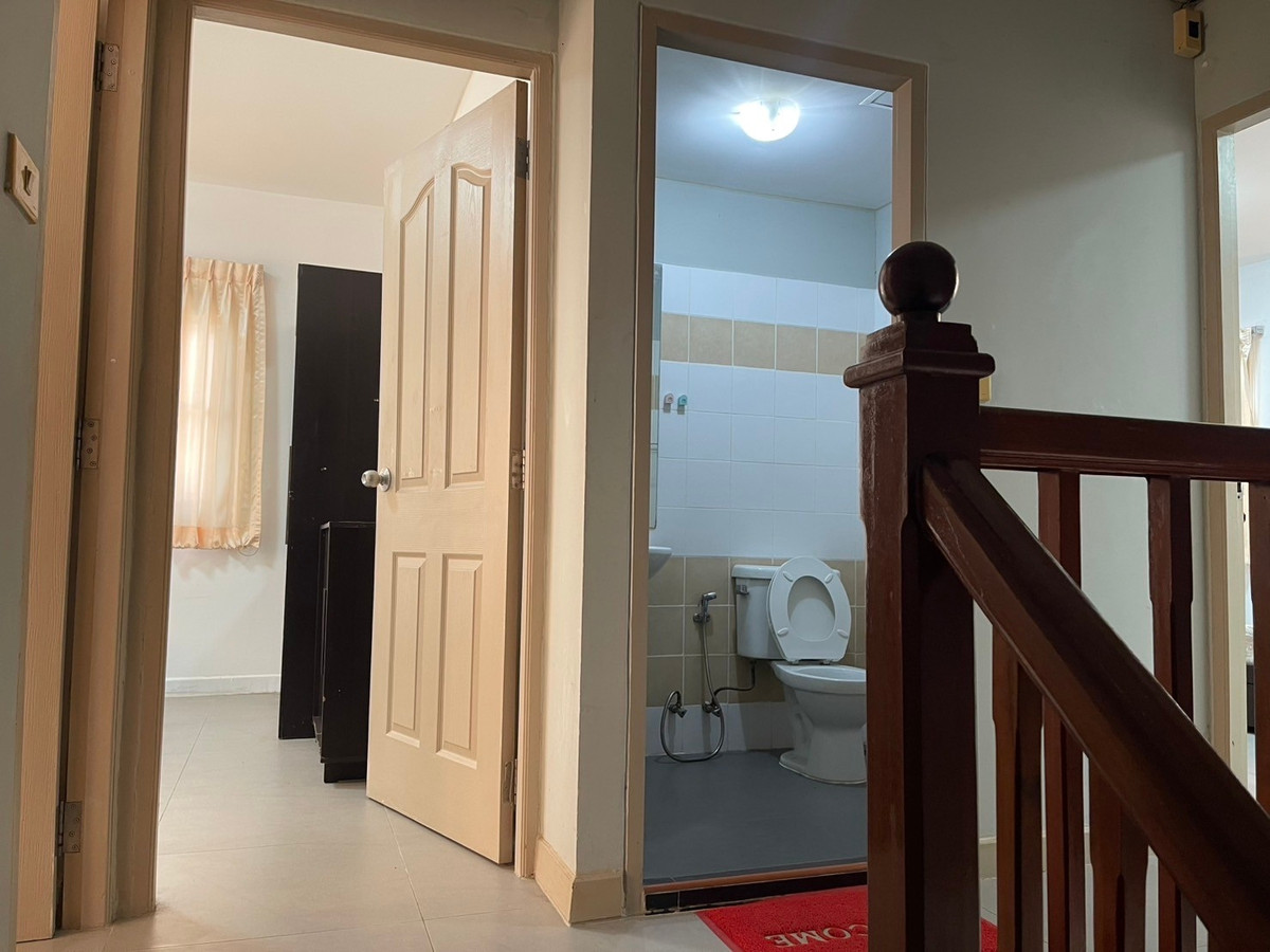 For SaleTownhomePathum Thani,Rangsit, Thammasat : 88613 - 2-story townhouse for sale. Pruksa Ville 2 Village, Donmuang, corner house, beautiful house, ready to move in, Pruksa Ville 2 Donmuang