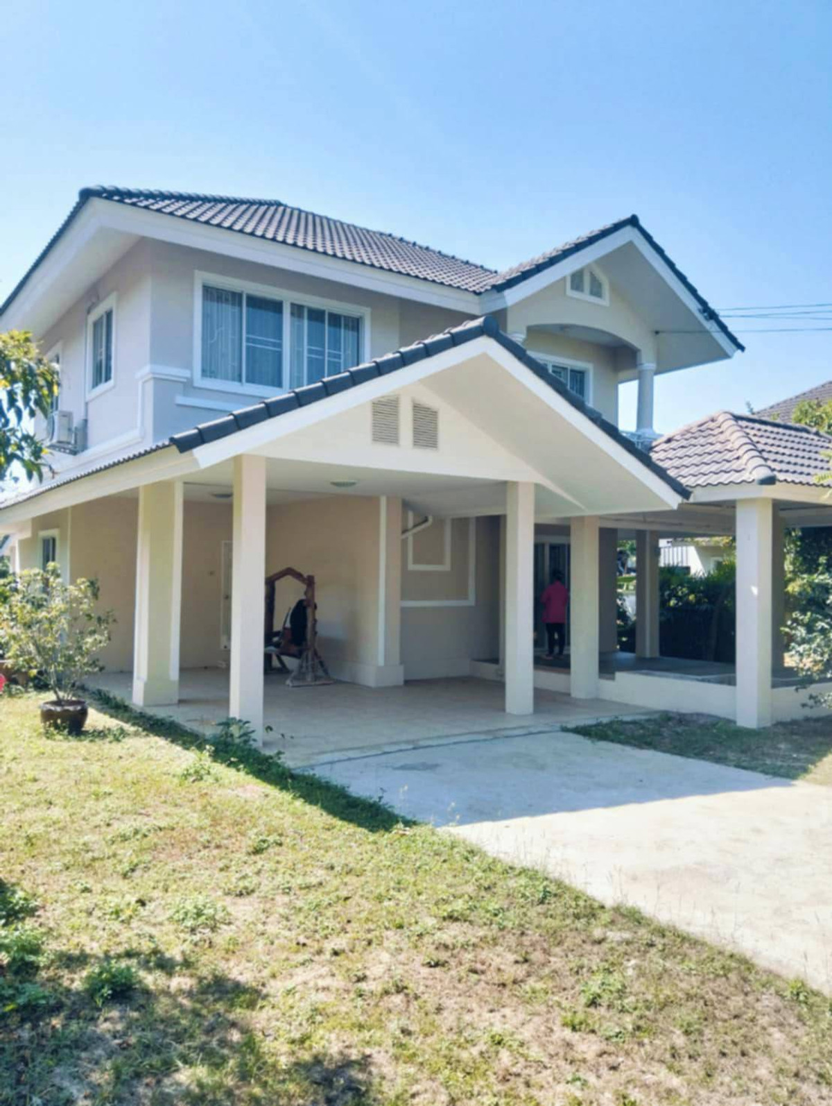 บ้านเชียงใหม่ : 92173 - ขาย/ให้เช่าบ้านเดี่ยว 2 ชั้น บ้านสวย ทำเลดี ราคาคุ้มค่าในย่านนี้! บรรยากาศร่มรื่นย์ น่าอยู่สุดๆ! โครงการกาญจน์กนกวิลล์ 2 สันทราย เชียงใหม่