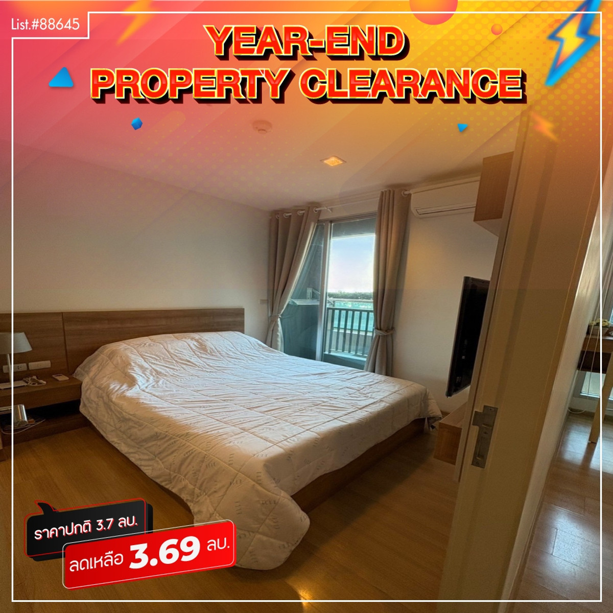 For SaleCondoSapankwai,Jatujak : 88645 - For sale!! Condo Rhythm Phahol - Ari (Rhythm Phahol - Ari), Phaya Thai, Bangkok, near BTS Ari, Big C Saphan Khwai, plus complete furniture and electrical appliances. Just carry your bag and move in.