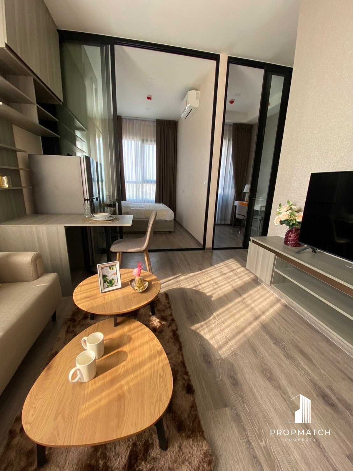 For RentCondoOnnut, Udomsuk : ✨Flash Deal ✨KnightsBridge Prime Onnut( 1Bed 1Bath 32SQM.) Fully furnished, ready to move in!! Only 23,000 baht per month Tel.0981315848 @propmatch