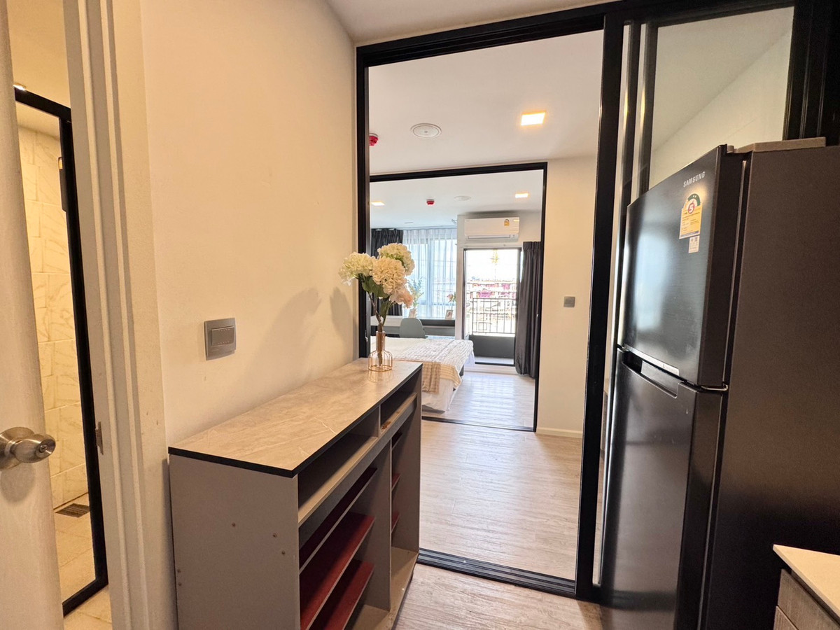 For RentCondoPathum Thani,Rangsit, Thammasat : For rent, Kave Ava, available room, ready to move in, Smart TV 65 inches, large, very satisfying.