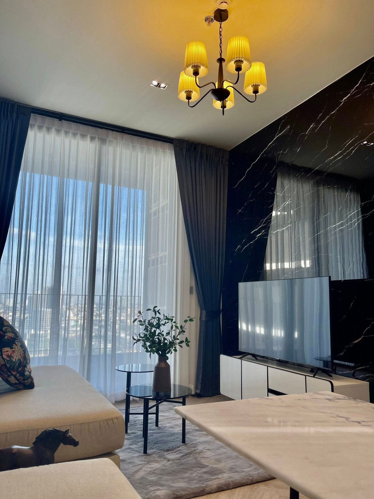 For RentCondoWongwianyai, Charoennakor : For rent Chapter Charoennakhon–Riverside 2bed 1bath  49 sq.m. 47k