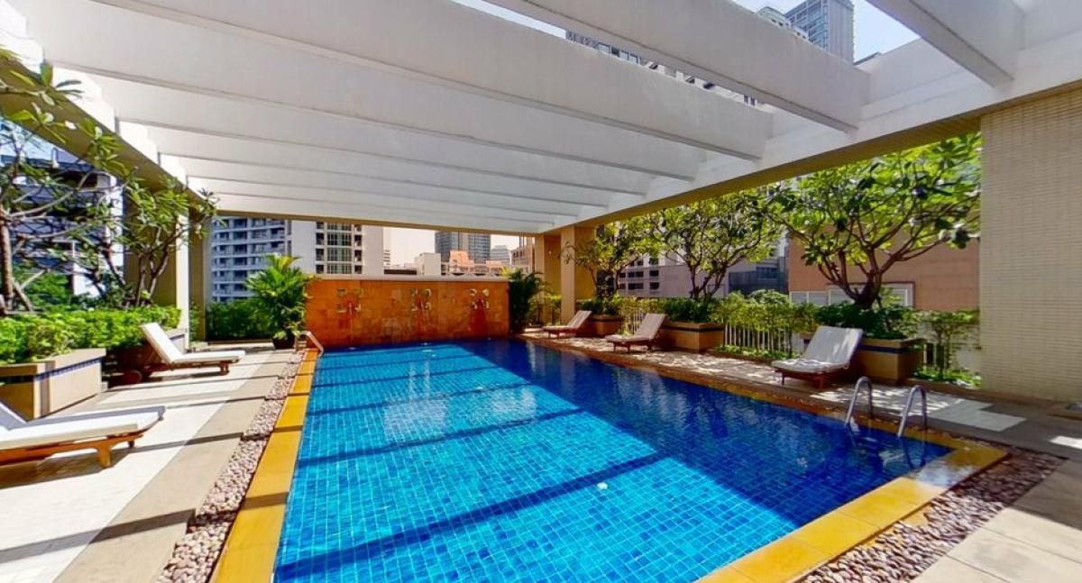 For SaleCondoWitthayu, Chidlom, Langsuan, Ploenchit : Langsuan Ville / Best price on the market. Langsuan Soi, near BTS Chidlom. / 2 Bed 164 sq.m.Tel 0937890899