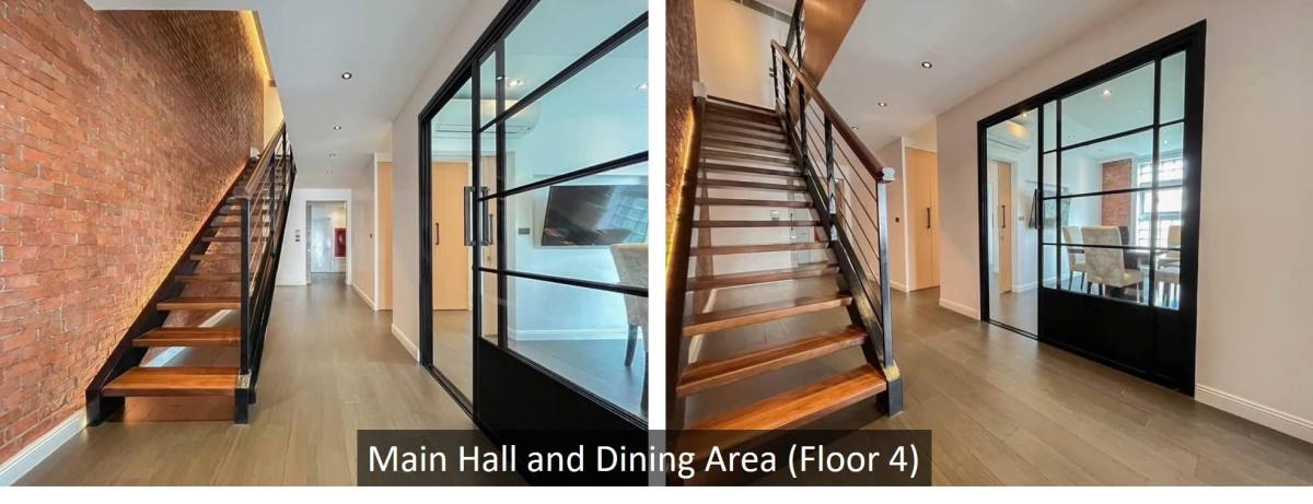 For SaleCondoOnnut, Udomsuk : Penthouse Condominium 3 / Private, low-density unit in the Ekkamai area. / 4 Bed 235 sq.m.Tel 0937890899