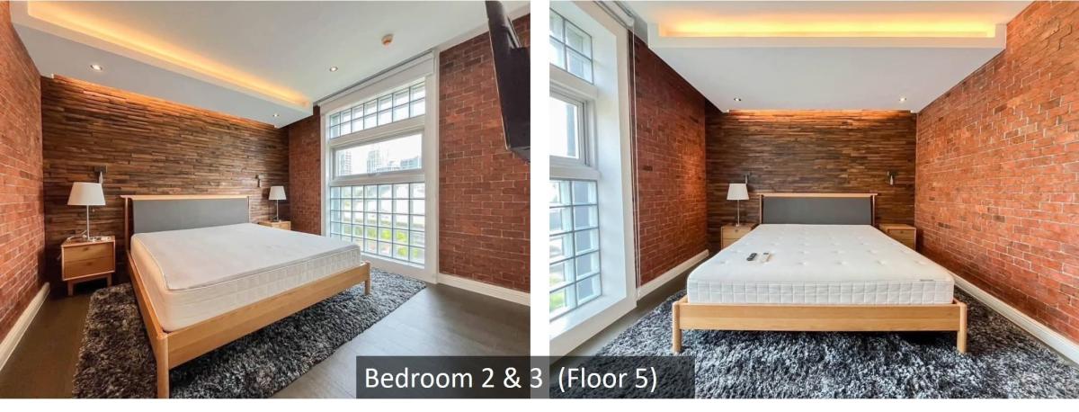 For SaleCondoOnnut, Udomsuk : Penthouse Condominium 3 / Private, low-density unit in the Ekkamai area. / 4 Bed 235 sq.m.Tel 0937890899