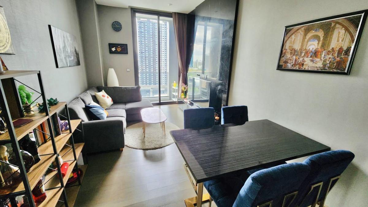 For SaleCondoRama9, Petchburi, RCA : THE ESSE at SINGHA COMPLEX / Luxury mixed-use development at the interchange of MRT Phetchaburi and ARL Makkasan. / 2 Bed 77 sq.m.Tel 0937890899