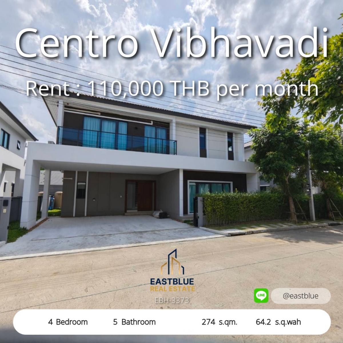 For RentHouseVipawadee, Don Mueang, Lak Si : Luxury 4 bedroom house in the middle of Vibhavadi city Luxury 4-Bedroom Home in the Heart of Vibhavadi
