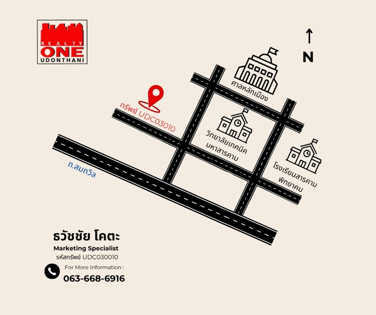 ขายอาคารพาณิชย์มหาสารคาม : อาคารพานิชย์ 3 ชั้น ใจกลางเมืองมหาสารคาม ใกล้สถานศึกษา สถานที่ราชการ พร้อมใช้งานและปล่อยเช่าได้ทันที