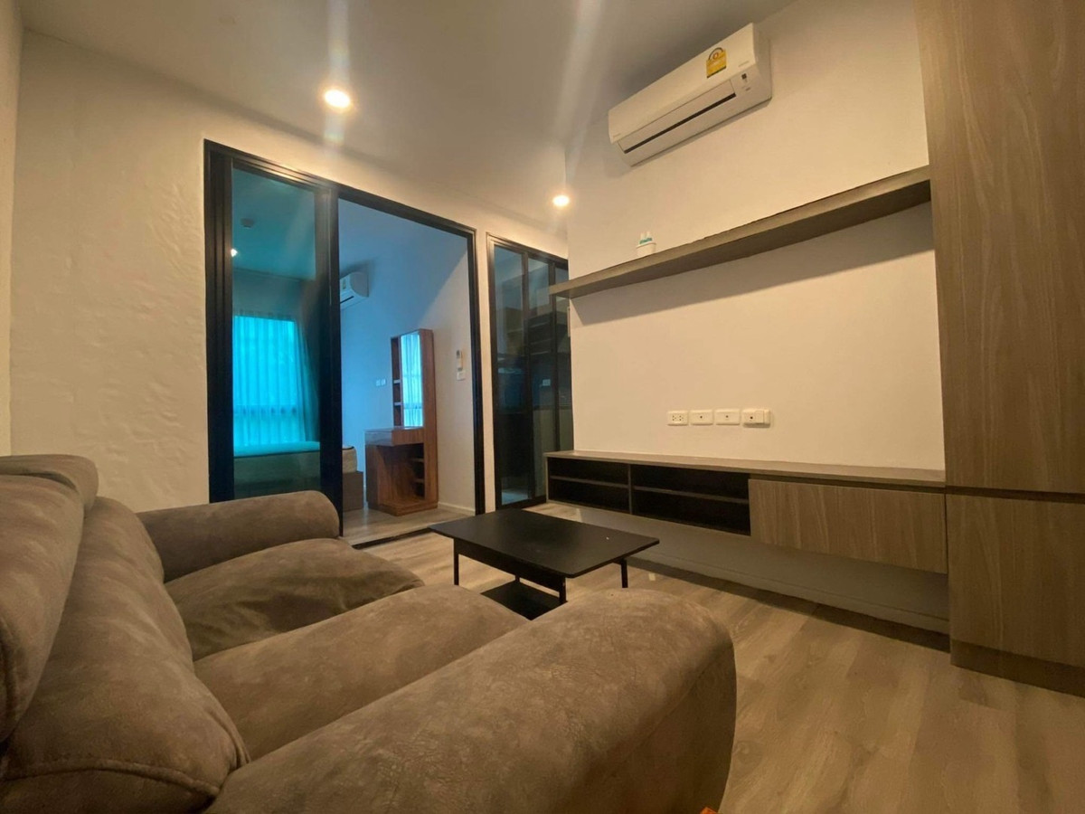 For RentCondoBangna, Bearing, Lasalle : Condo for rent, Notting Hill Sukhumvit 105, Building A, 2nd floor, fully furnished and electrical appliances, ready to move in, accepting reservations 📌 Good location, easy to find things to eat, near BTS Bearing 🚝 9000 baht per month!