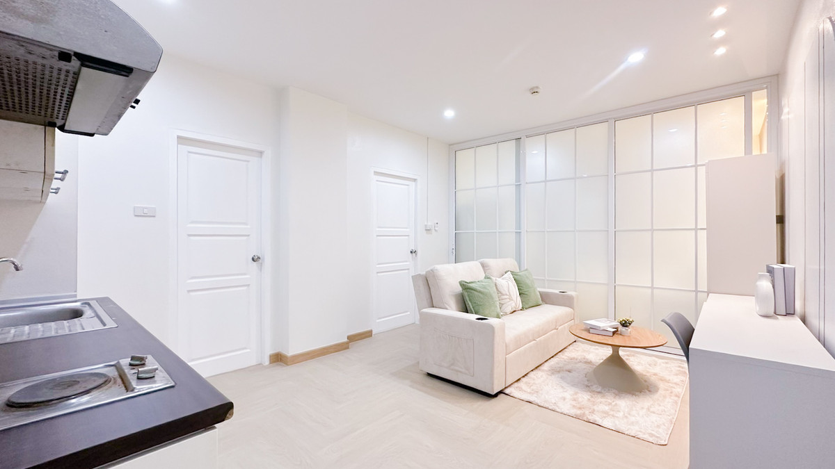 For SaleCondoRatchadapisek, Huaikwang, Suttisan : 😎Baan Klang Krung Resort Ratchada-Huai Khwang😎 Can raise animals Complete electrical appliances 💖💖