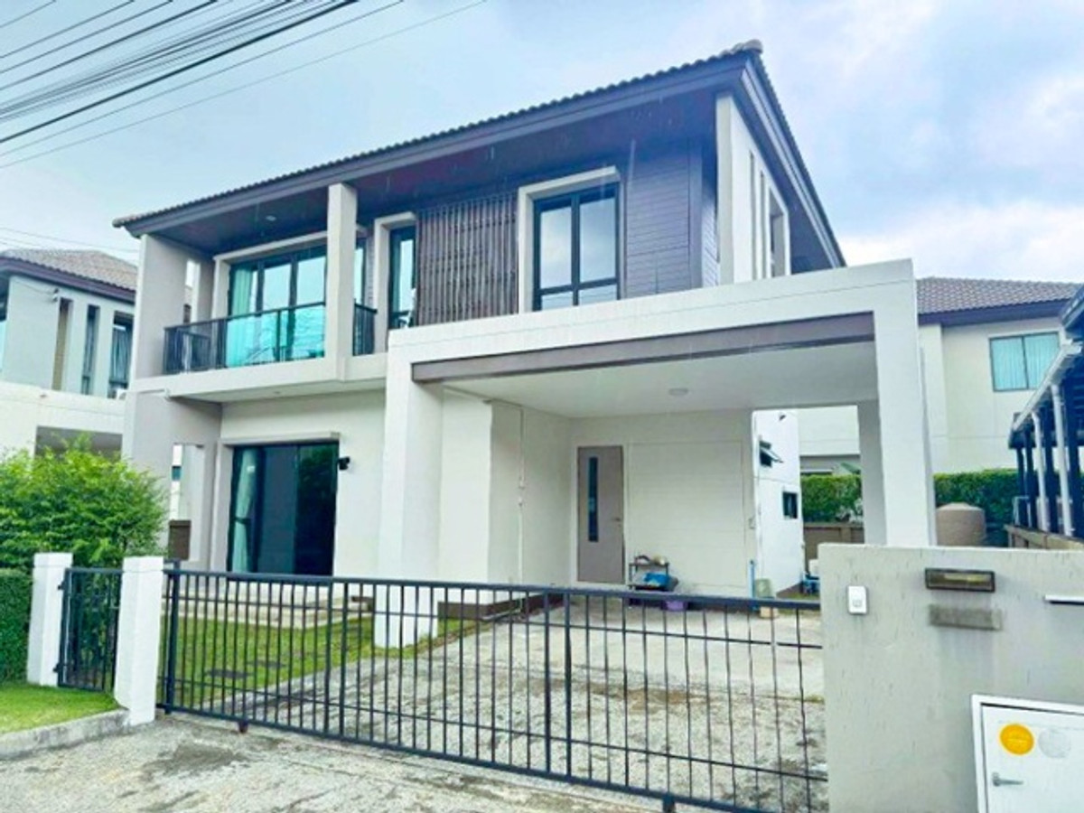 For RentHouseYothinpattana,CDC : CJ Hathairat39 2.1km. 2-story detached house for rent 55s.wa. 225sq.m. The Legacy Golf Club 3 km. 70