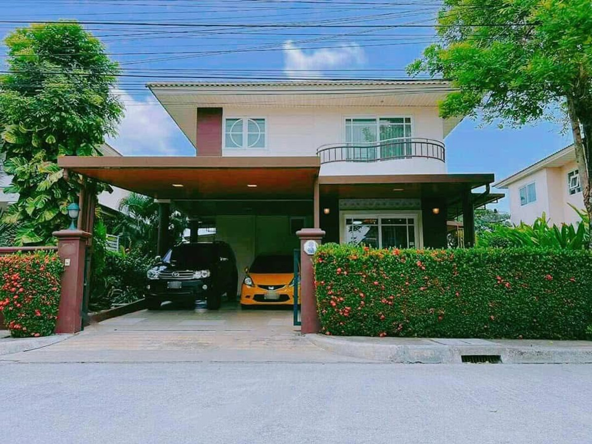 ขายบ้านลาดกระบัง สุวรรณภูมิ : LB002 ขายบ้านเดี่ยว 2 ชั้น หมู่บ้านศุภาลัย สวนหลวง (ถ.เฉลิมพระเกียรติ ร.9) บรรยากาศเงียบสงบเป็นส่วนตัว เหมาะสำหรับครอบครัวที่ต้องการบ้านคุณภาพในทำเลศักยภาพของกรุงเทพฯ