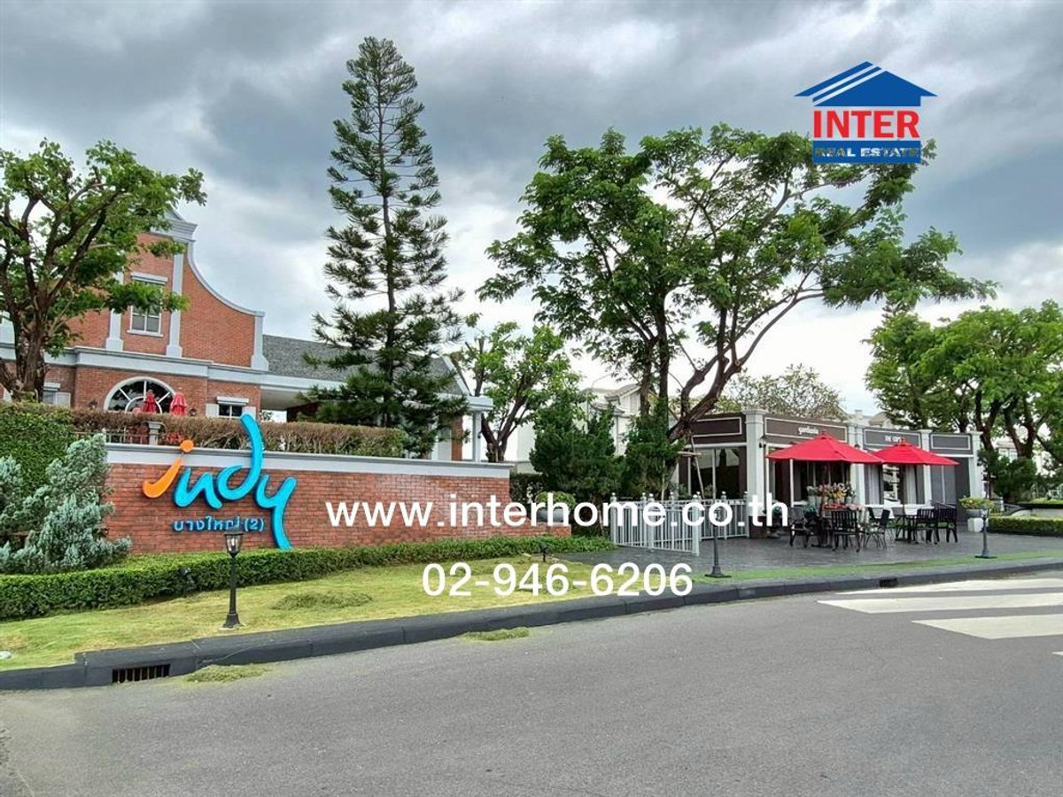 For SaleTownhomeNonthaburi, Bang Yai, Bangbuathong : Townhouse, 2 floors, 19.7 sq m, Indy Bang Yai Village 2. Near Central Westgate Soi Kaew In Kanchanaphisek Road Kaew In Road, Bang Yai, Nonthaburi