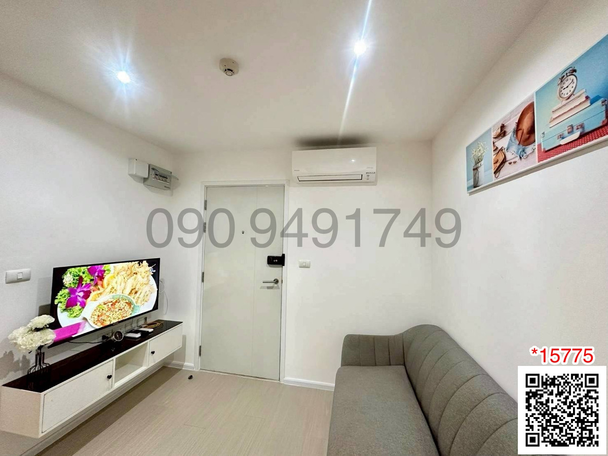 ให้เช่าคอนโดเสรีไทย-นิด้า : เช่า คอนโด ไอคอนโด กรีนสเปซ เสรีไทย ตึก A ชั้น 1 ใกล้นิด้า