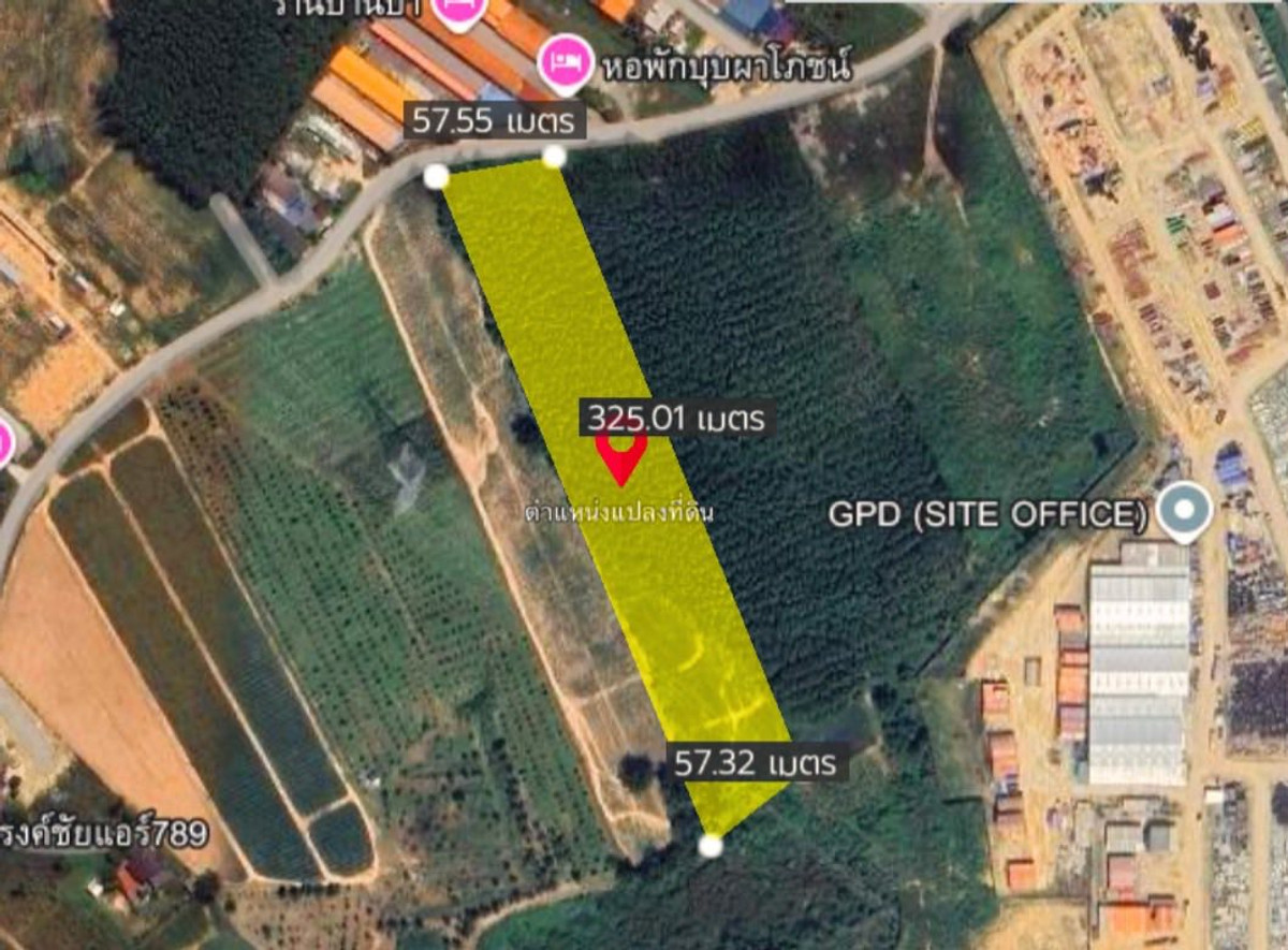 For SaleLandRayong : ที่ดินศักยภาพสูง มาบยางพร ระยอง พื้นที่สีม่วงใจกลางแหล่งอุตสาหกรรม 