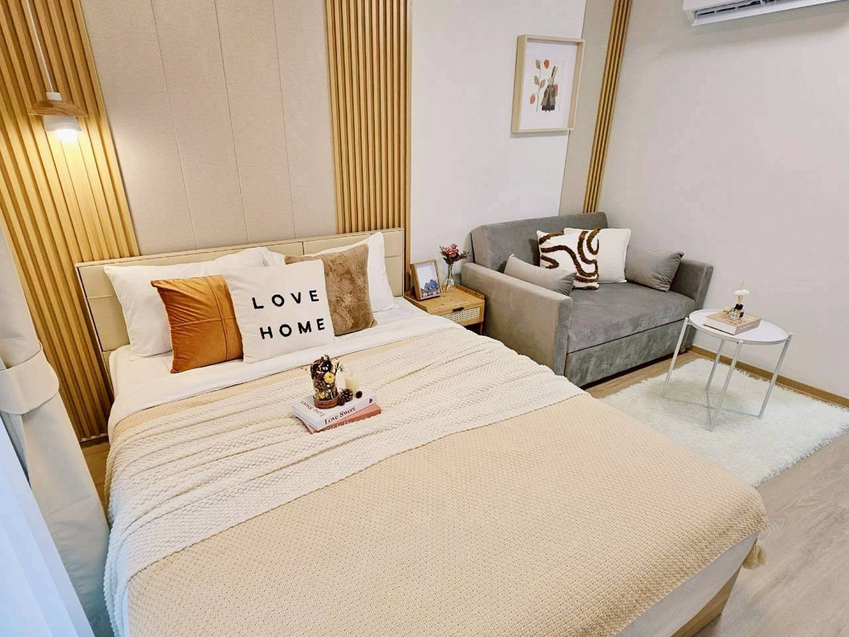 For SaleCondoOnnut, Udomsuk : SALE Elio Del Ray renovated studio Pool View near BTS Phunnawithi & BTS Udomsuk 700m. free shuttle bus near true digital, jaspal, 66tower**TEL: 0863649888 / LINE OA: @751paggb