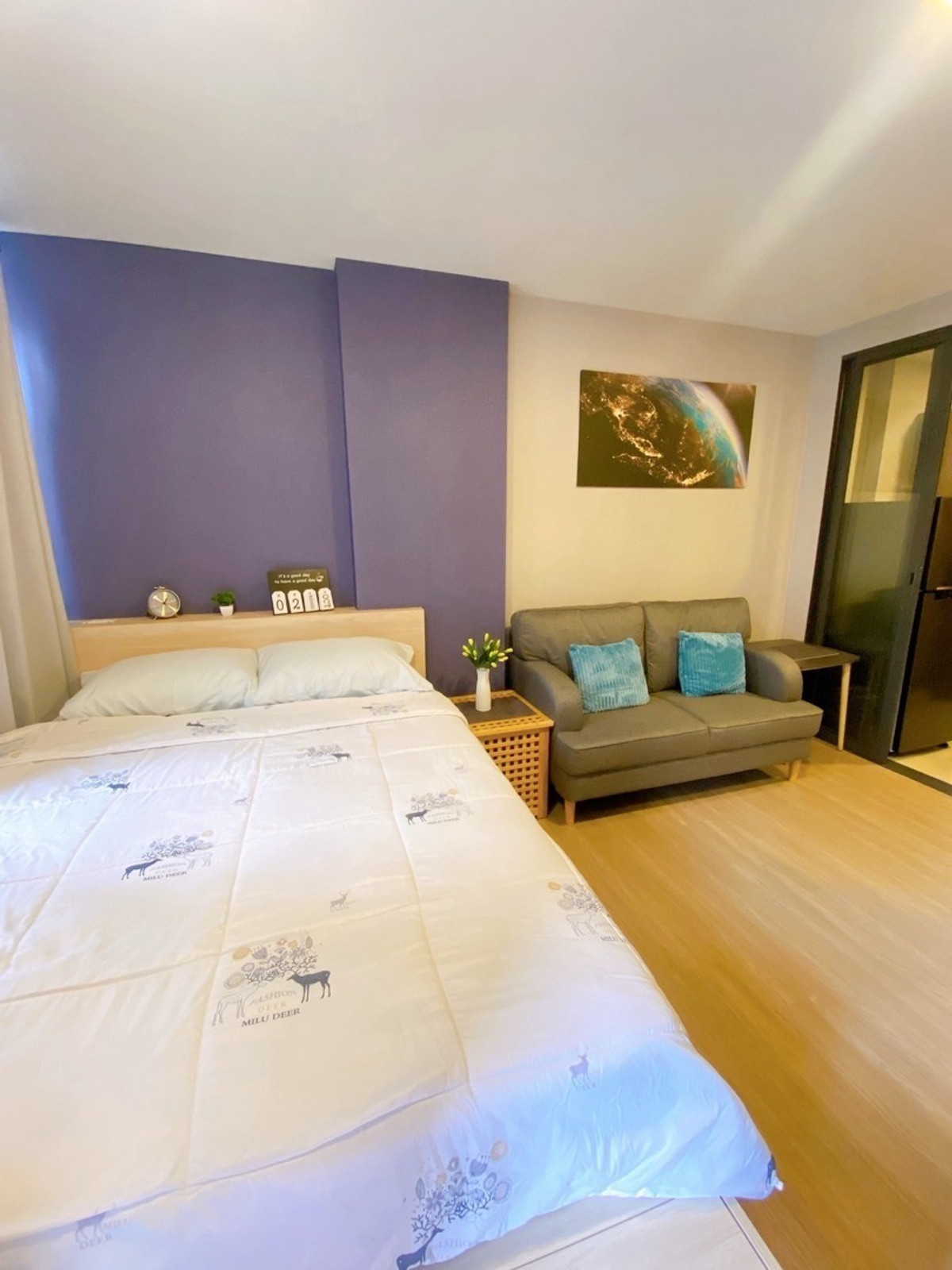 For SaleCondoBangna, Bearing, Lasalle : 📍📍For sale THE MUVE Bangna (The Move Bangna)📍📍👉 Low Rise Condo👉 1 bedroom, 1 bathroom, 25.19 sq m.👉 7th floor, swimming pool view👉Fully Furnished💸 1,890,000 baht📍This price includes all expenses on the day of ownership transfer.