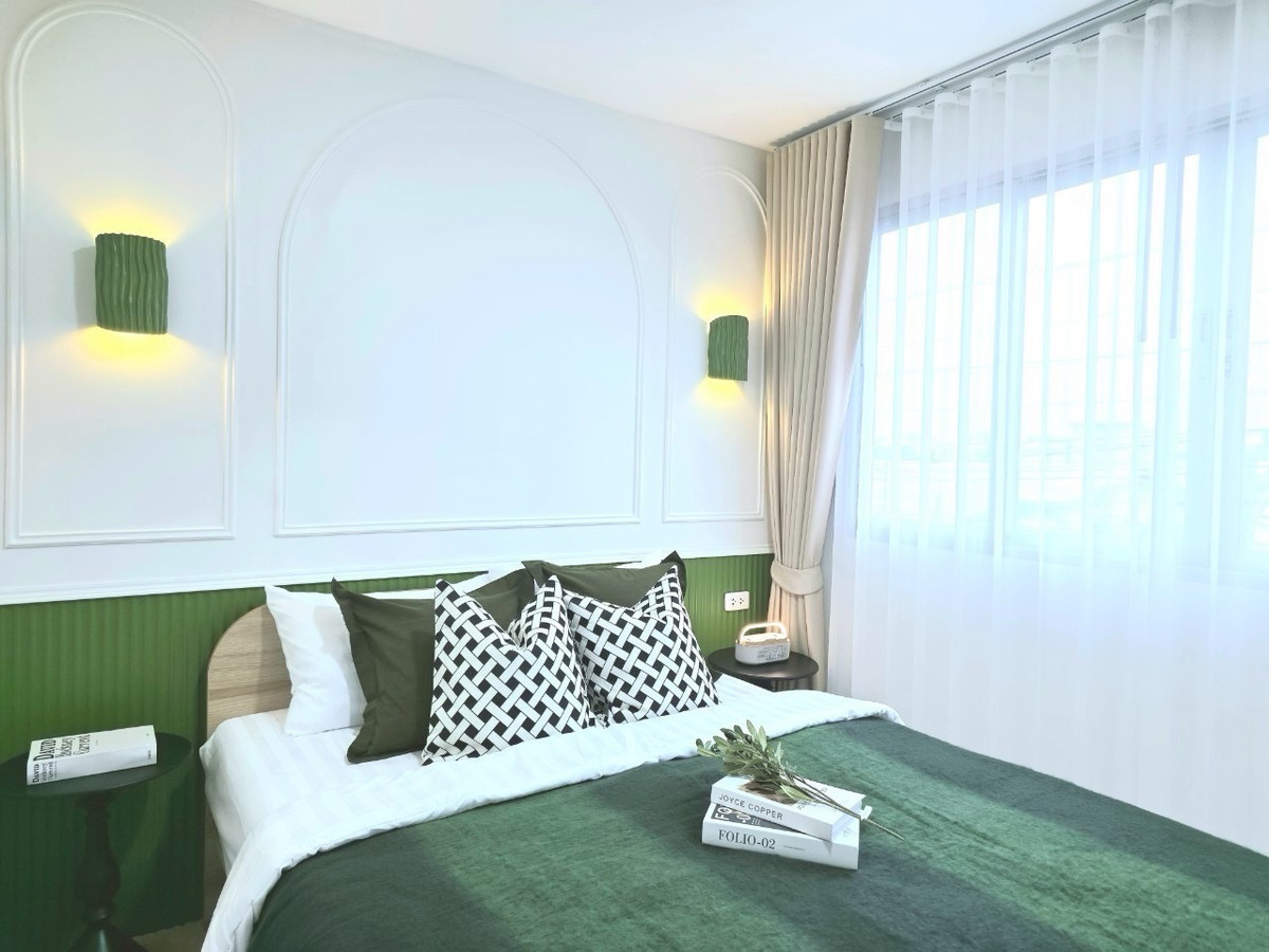 For SaleCondoLadkrabang, Suwannaphum Airport : 1,699,000 baht | 1 bedroom, 1 bathroom, 1 living room | Separate kitchen | Fully furnished