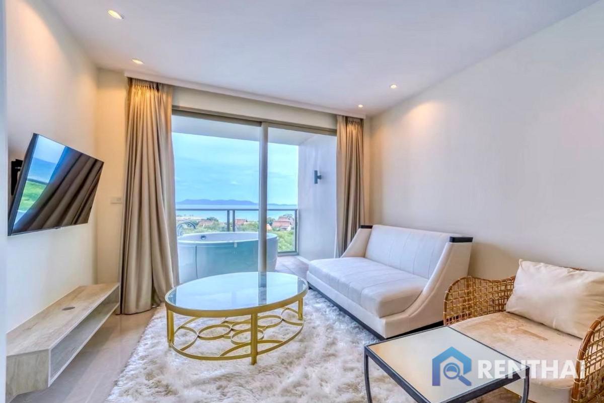 For SaleCondoPattaya, Bangsaen, Chonburi : The Riviera monaco 1 bedroom 40 sqm sea view with Jacuzzi