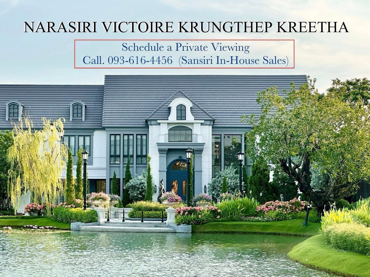 For SaleHousePattanakan, Srinakarin : 🏰 Narasiri Victoire | Narasiri Victoire Krungthep Kreetha 🏛️ If interested, contact 093-616-4456 (Sales in-house Sansiri)