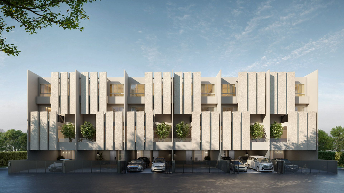 ขายทาวน์โฮมพัฒนาการ ศรีนครินทร์ : ทาวน์โฮม สไตล์ Urban Hybrid Home 3 นอน 5 น้ำ 4 ที่จอด โซนกรุงเทพกรีฑา