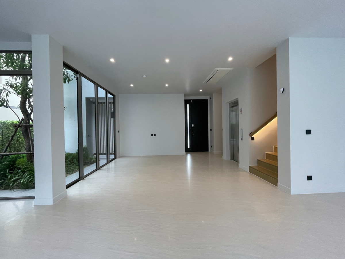 ขายบ้านเกษตร นวมินทร์ ลาดปลาเค้า : ขายบ้านหรู Providence Lane Kaset–Nawamin (โพรวิเดนซ์ เลน เกษตร–นวมินทร์)  บ้านเดี่ยว 3 ชั้น พร้อมลิฟต์และสระว่ายน้ำส่วนตัว บนทำเลศักยภาพใจกลางเกษตร–นวมินทร์ เดินทางสะดวก ใกล้ทางด่วนและรถไฟฟ้าถึง 2 สาย