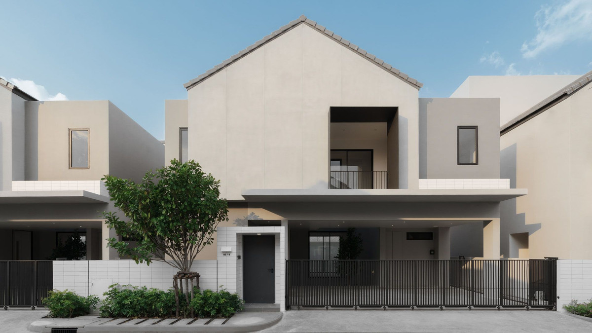 For SaleHousePattanakan, Srinakarin : Single house, Biophilic style, 4 bedrooms, 4 bathrooms, 3 parking spaces, Krungthep Kreetha zone.