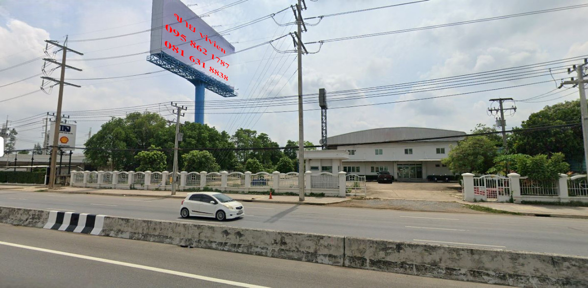 For SaleLandRama3 (Riverside),Satupadit : Land for sale with showroom, warehouse, next to Phahon Yothin Road, Khlong Luang, Pathum Thani.