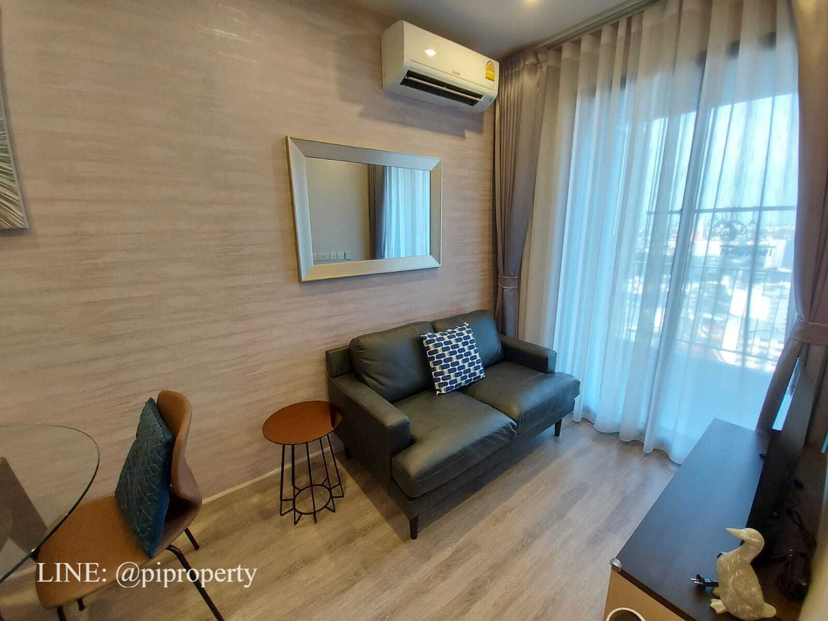 For RentCondoOnnut, Udomsuk : Fully furnished 1Bed unit for rent in Ideo Mobi Sukhumvit 66. Ready to move in. BTS Udom Suk E11.