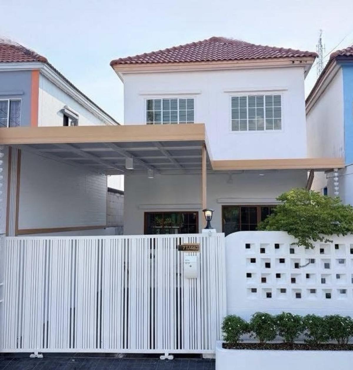 ขายทาวน์โฮมมีนบุรี-ร่มเกล้า : ขายทาวน์เฮ้าส์/ทาวน์โฮม  อมรทรัพย์ เลียบวารี รีโนเวทใหม่ โคกแฝด เขต หนองจอก กรุงเทพ CX-136465