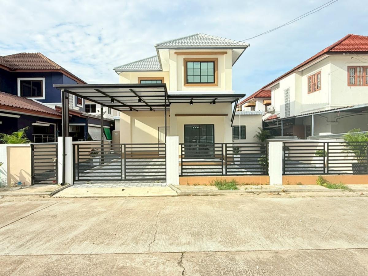 For SaleHouseMin Buri, Romklao : For Sale House , K.C. Green Ville  , wide frontage , newly renovated , MRT-Min Buri , Nong Chok , Nong Chok , Bangkok , CX-136152
