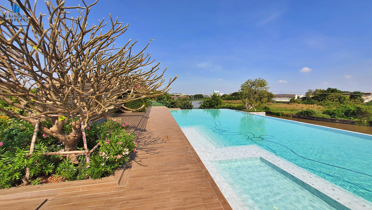 ขายบ้านบางนา แบริ่ง ลาซาล : **Hot Deal** ขายบ้านเดี่ยว บุราสิริ บางนา ก.ม. 26 แปลงริมน้ำ แบบบ้านใหญ่สุด 5 ห้องนอน 5 ห้องน้ำ 3 ที่จอดรถ 337 ตรม. บนที่ดิน 96.7 ตรว.