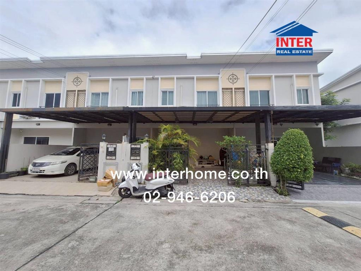 For SaleTownhomeNawamin, Ramindra : Townhouse, 2 floors, 22.2 sq m, The Nice Village, Ramintra - Phraya Suren. Soi Phraya Suren 30, Ramintra Road, Phraya Suren Road, Khlong Sam Wa District, Bangkok