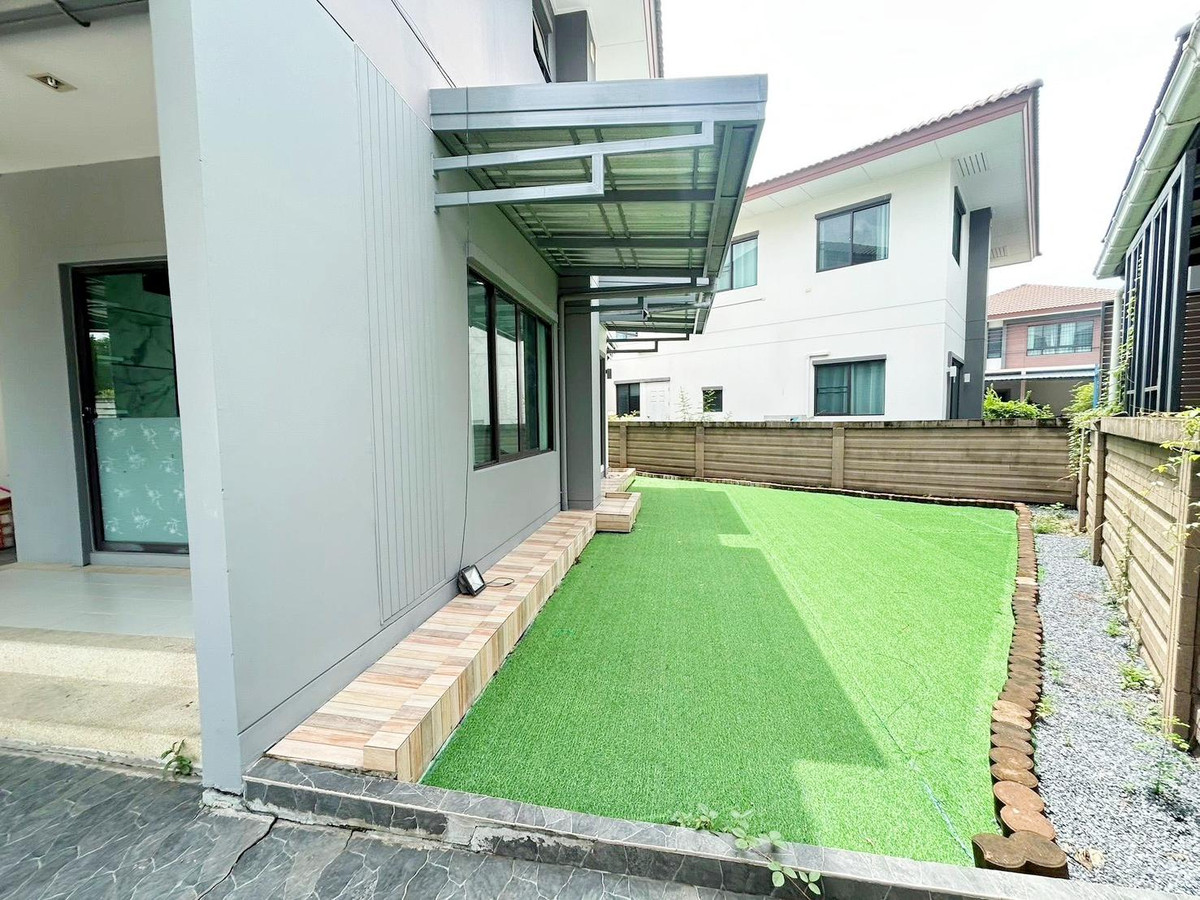 ขายบ้านพระราม 2 บางขุนเทียน : ขาย บ้านแฝด Habitía Shine ท่าข้าม–พระราม 2 50 ตรว. หลังมุม หน้าบ้านไม่ชนหลังอื่น