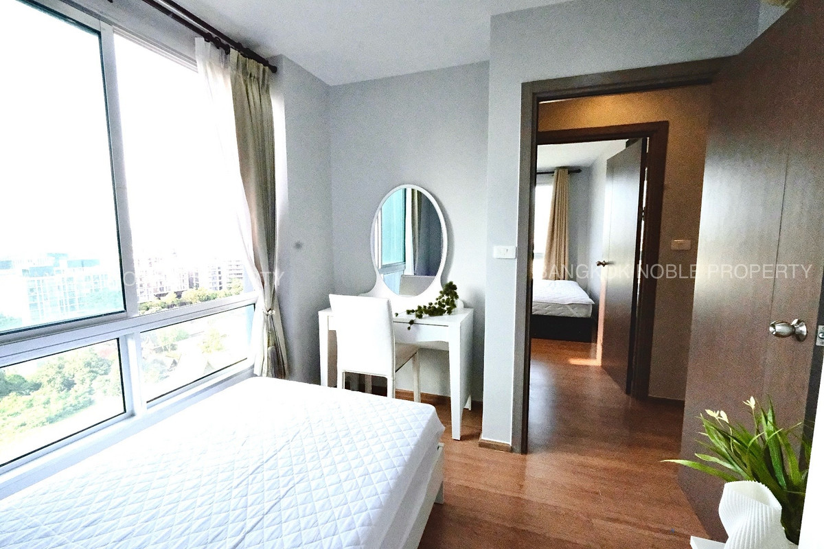 CondoOnnut, Udomsuk : For sale/rent The Base Sukhumvit 77 Condo (Condo The Base Sukhumvit 77) 2 bedrooms (Corner Unit) 14th floor, Building B, size 57.32 sq m.