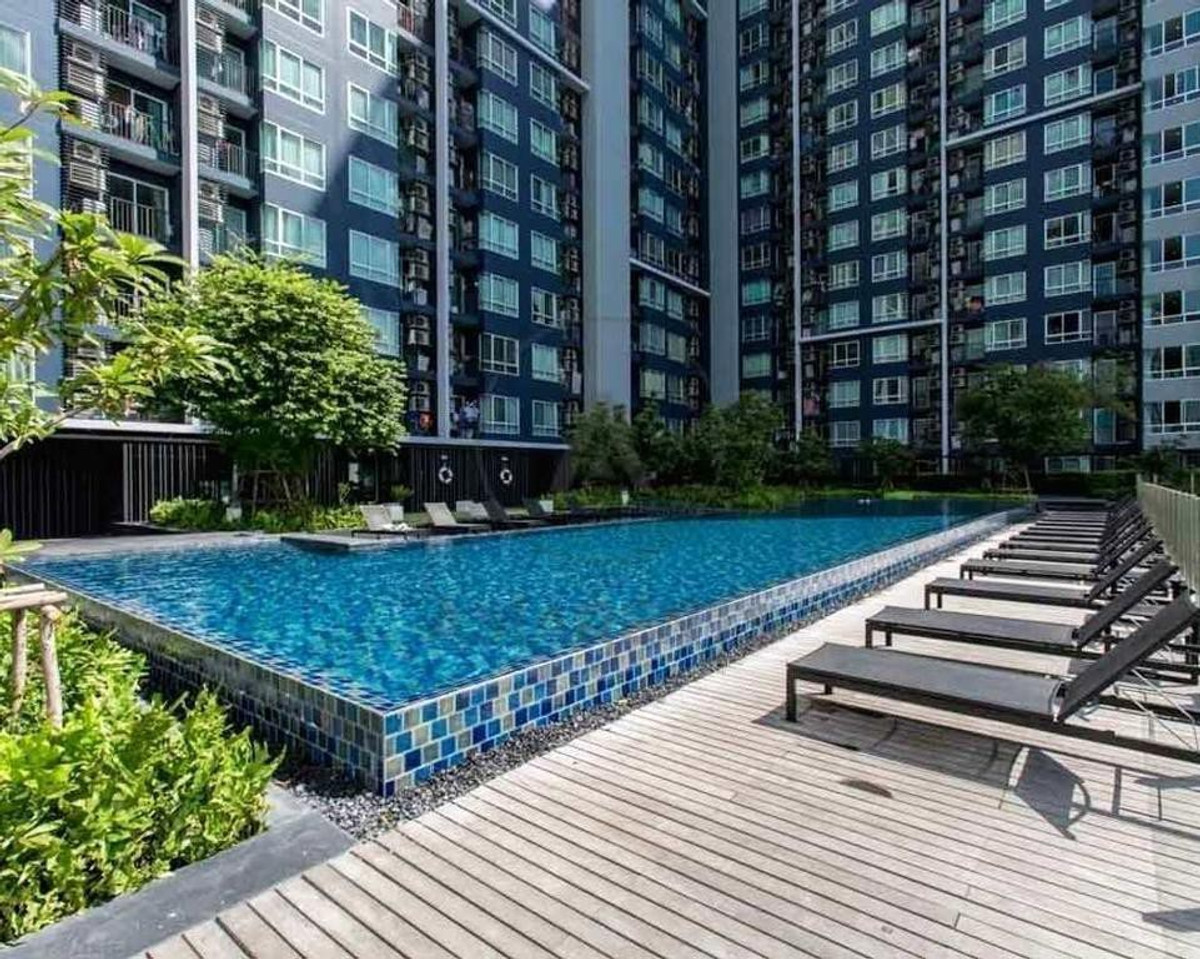 CondoOnnut, Udomsuk : For sale/rent The Base Sukhumvit 77 Condo (Condo The Base Sukhumvit 77) 2 bedrooms (Corner Unit) 14th floor, Building B, size 57.32 sq m.