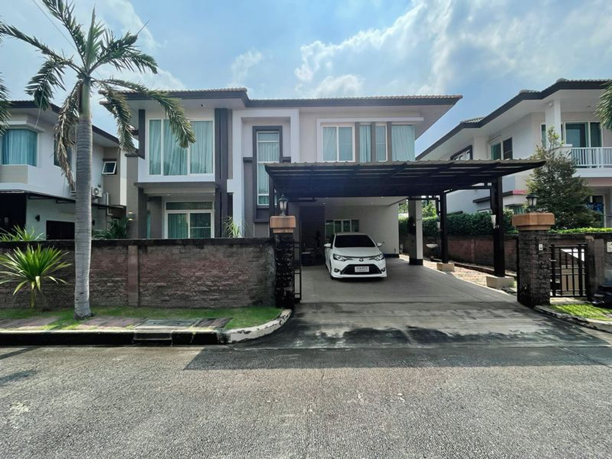 For SaleHouseNonthaburi, Bang Yai, Bangbuathong : Single house 76 sq m, Laddarom Village, Chaiyaphruek-Chaengwattana. Khlong Phra Udom Subdistrict Pak Kret District Nonthaburi Province