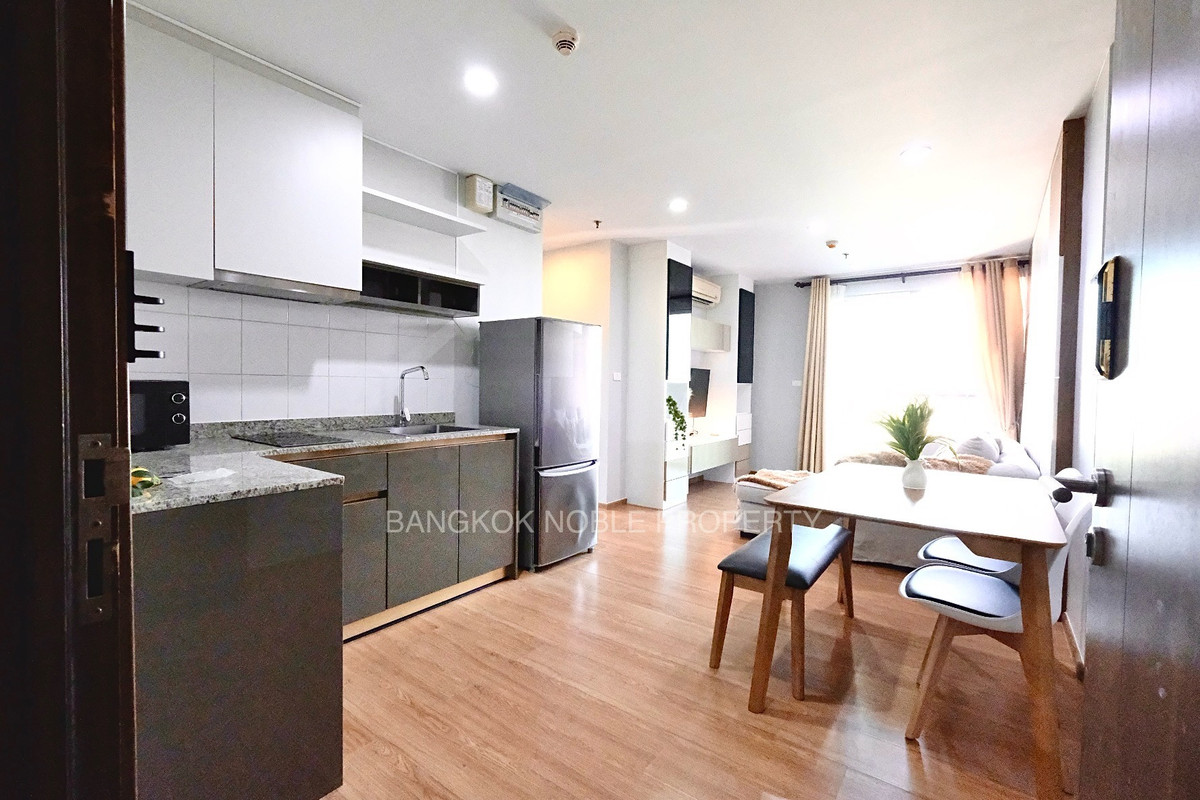 CondoOnnut, Udomsuk : For sale/rent The Base Sukhumvit 77 Condo (Condo The Base Sukhumvit 77) 2 bedrooms (Corner Unit) 14th floor, Building B, size 57.32 sq m.